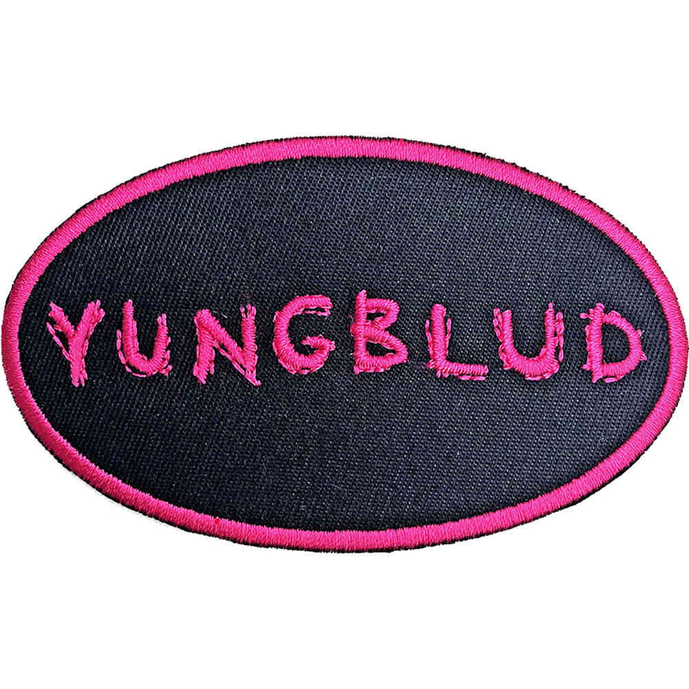 Yungblud - Oval Logo Patch - Schwarz/Rosa